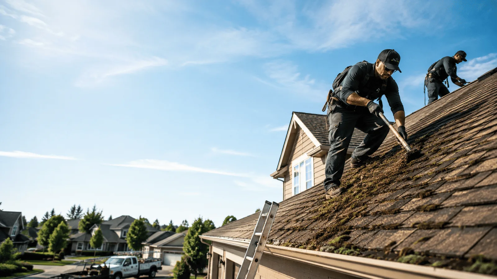 Roof Moss Removal in Marion, TX near me
